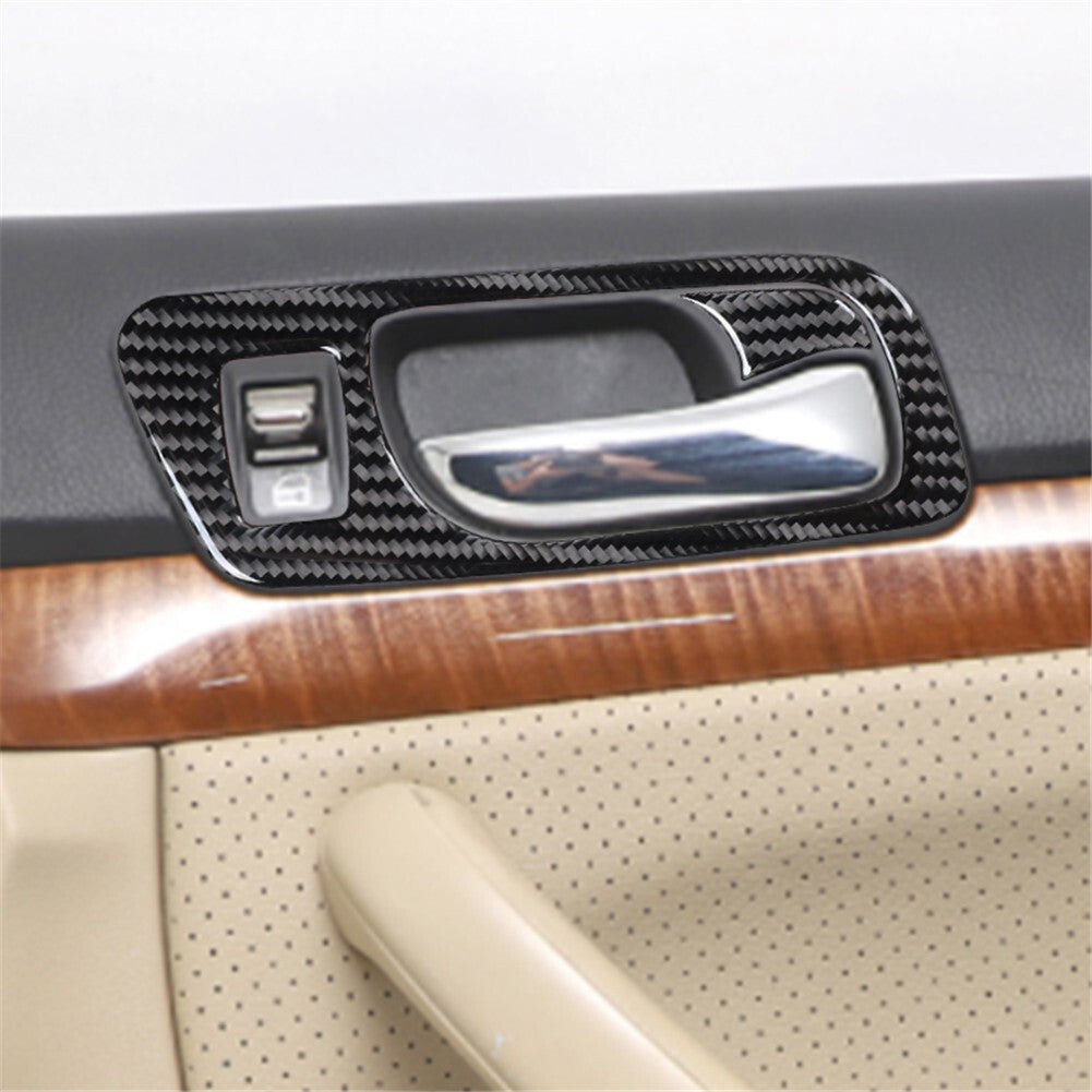 3Pcs Carbon Fiber Parking button Cover Trim For Colorado 2004-12/ for Canyon 2005-12 v