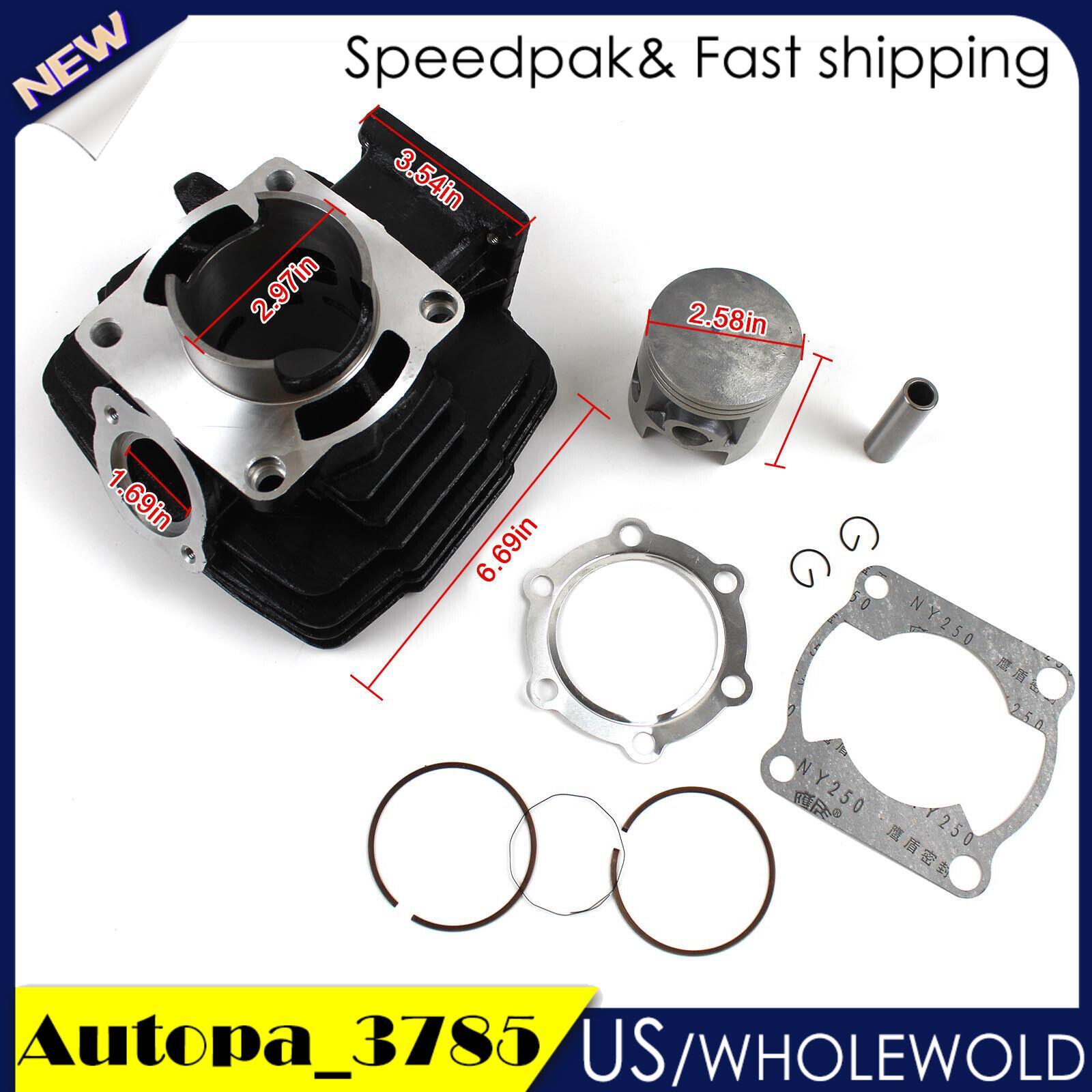 Cylinder Piston Gasket Top End Engine Rebuild Kit Suitable for Yamaha DT175F/G/H