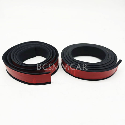2x 59in Car Wheel Fender Extension Rubber Moulding Flare Trim Protector Black