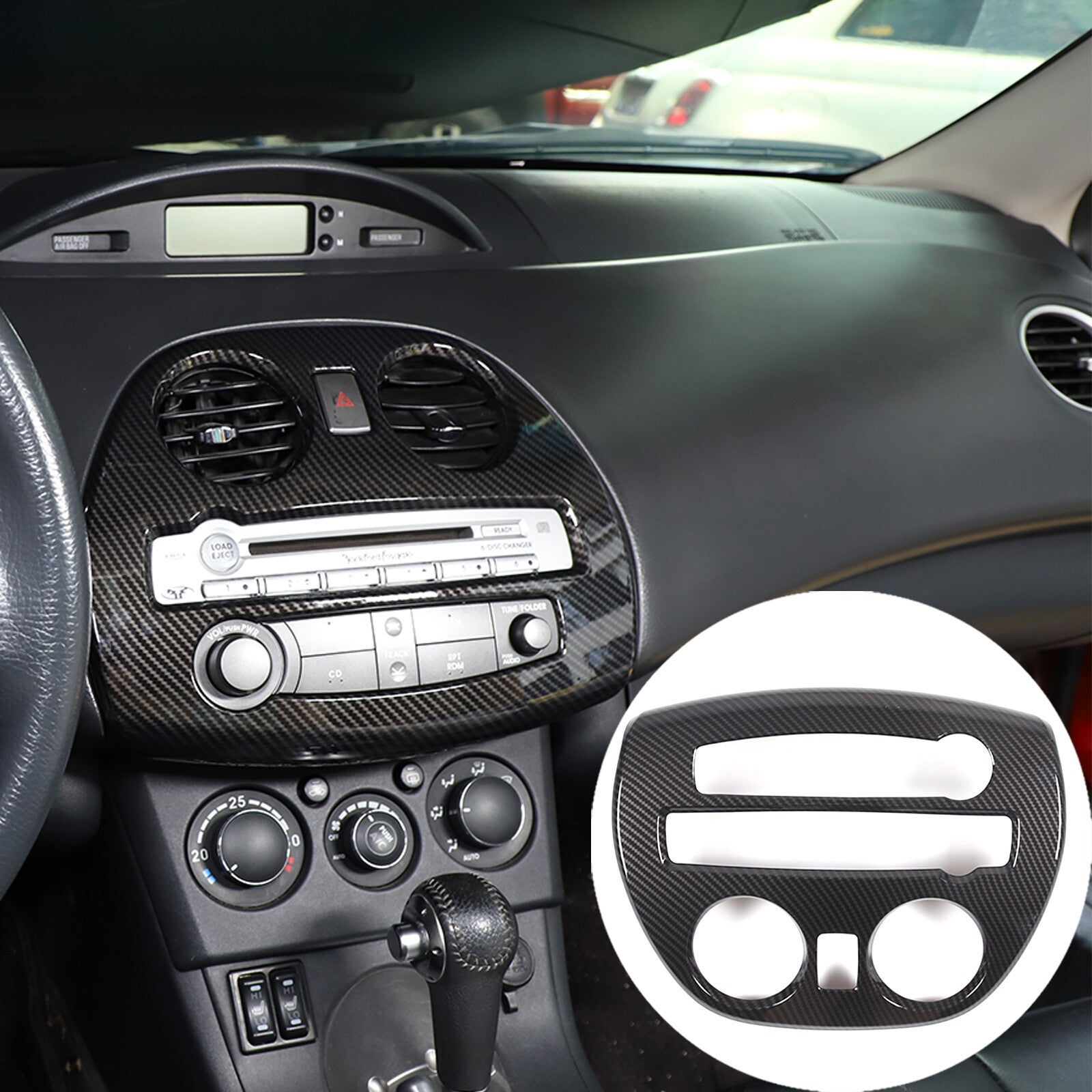 2-Pack ABS Gloss Black Mirror Covers for Corvette C8 2020-2024- v
