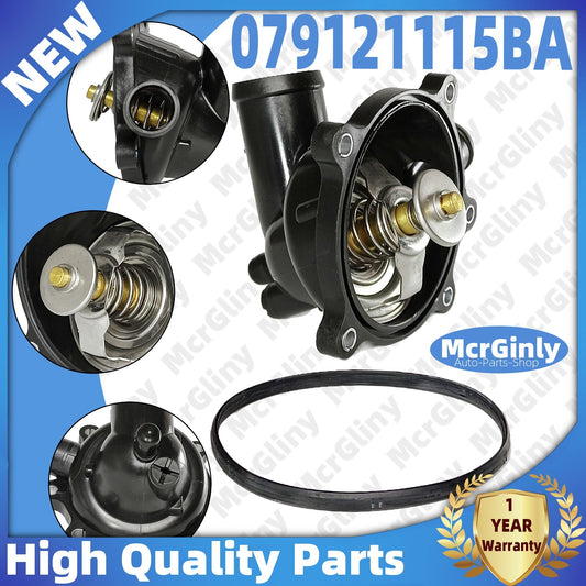 Engine thermostat with O-ring suitable for Touareg, for Audi A6, for A8 , Q7, S6 #079121115BA- n