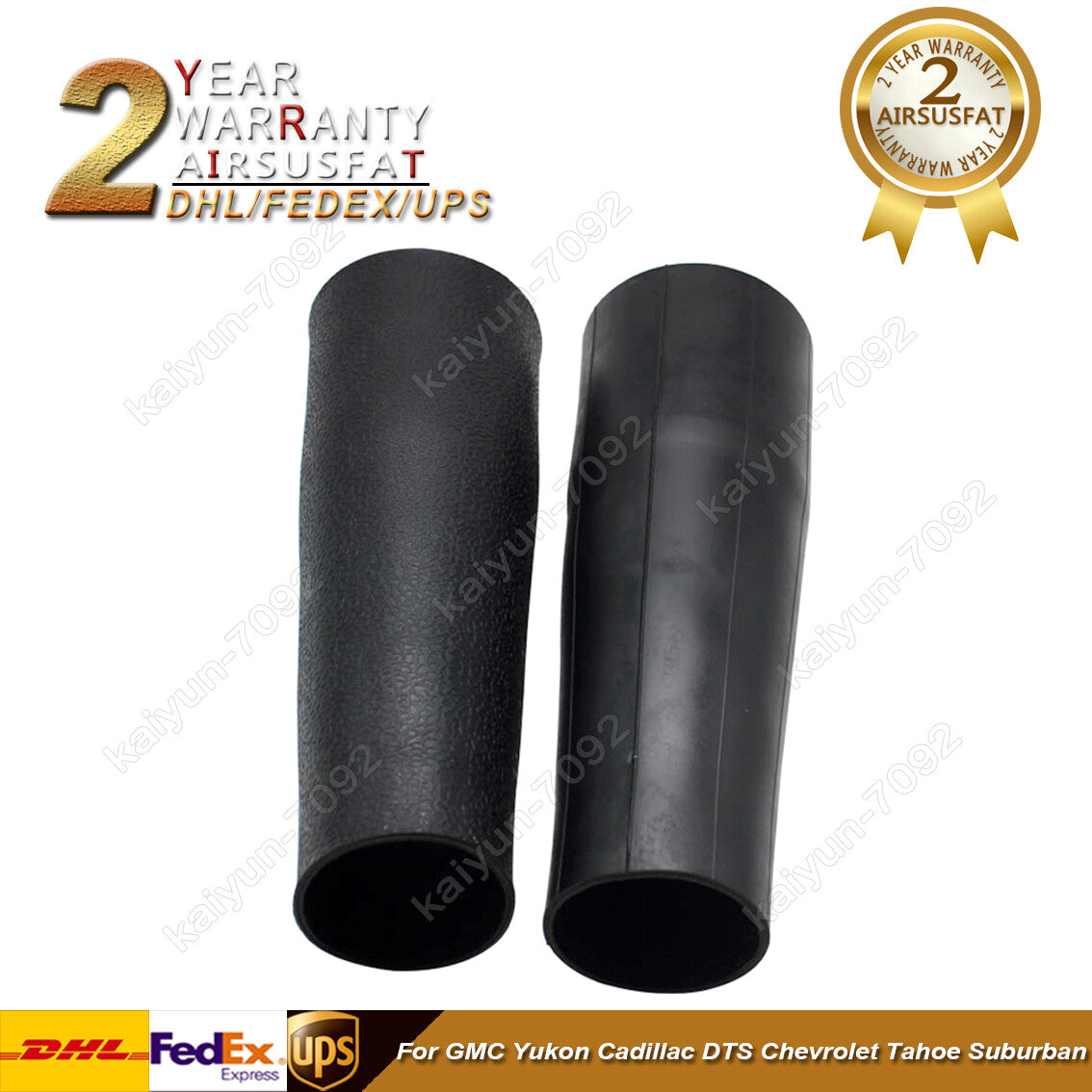 2 Rear Shock Dust Cover Boot for GMC for Yukon for Cadillac DTS for Chevrolet Tahoe Suburban
