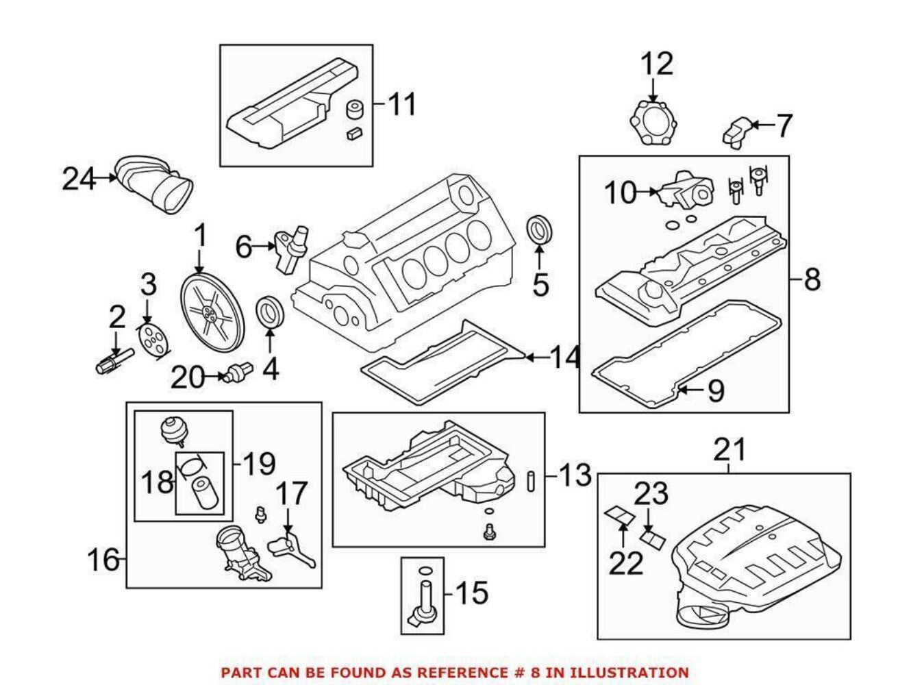 Fit For E92 E93 S65 E90 M3Aluminum valve cover W/ Gasket Oil Separator And Bolts n