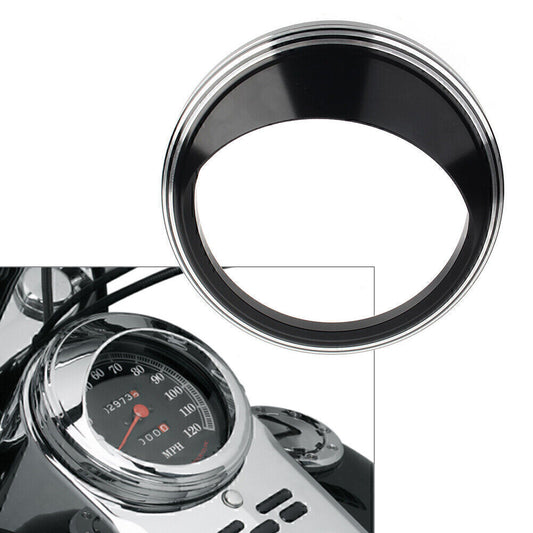 5 Speedometer Gauge Bezel Cover Trim Ring Visor Fit for Harley Road Glide Custom