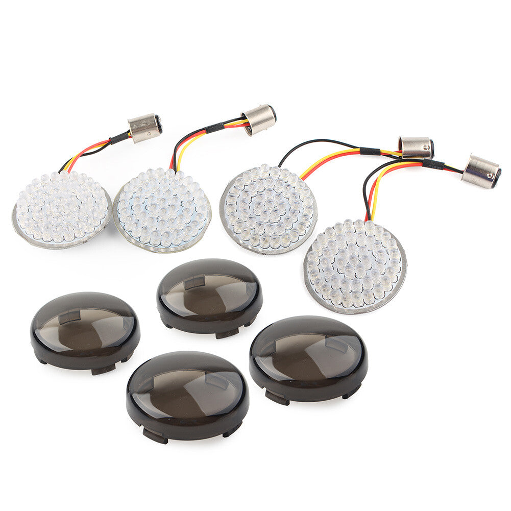 Smoke 1157 Front Rear Turn Signals led lights for Harley Dyna Touring