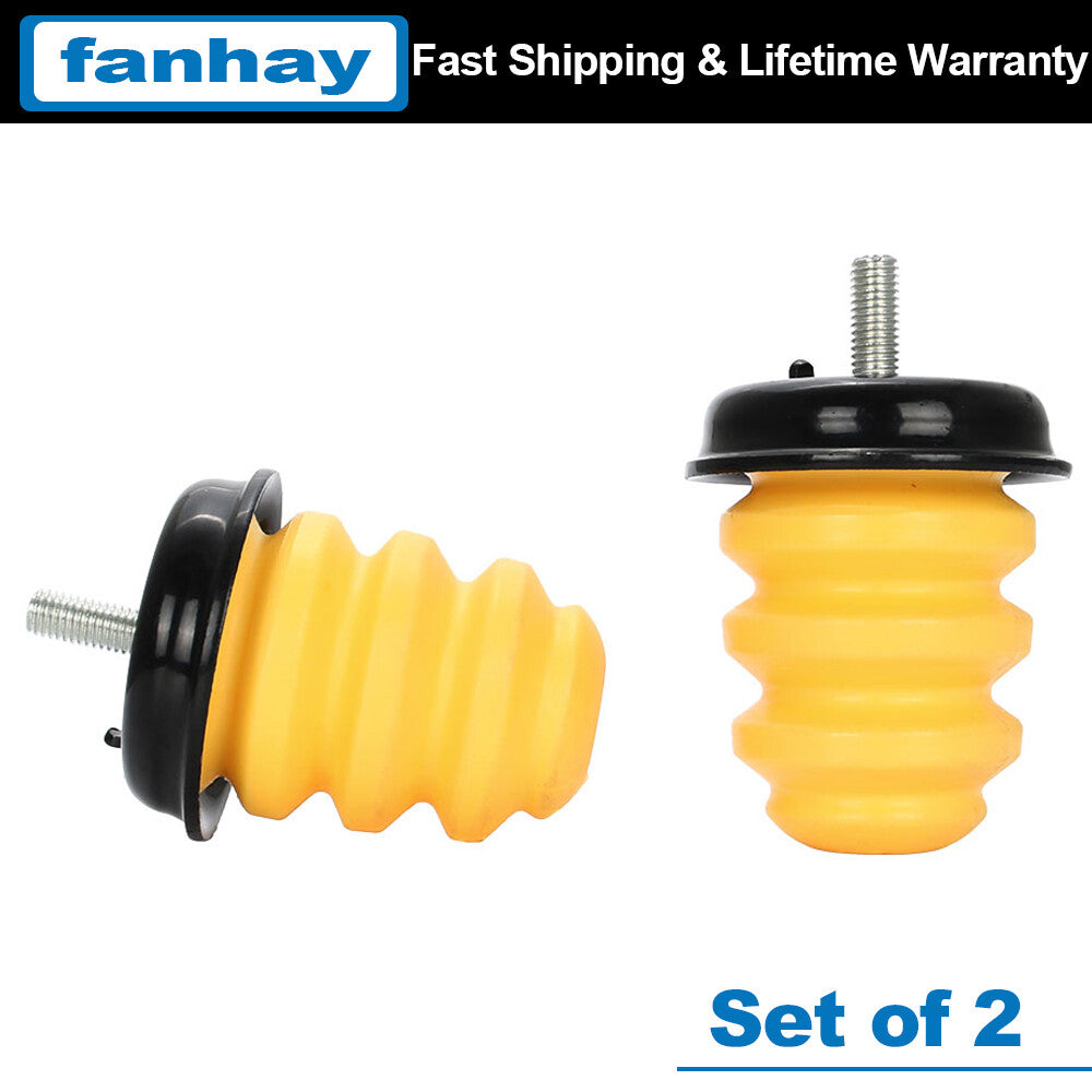 Rear Frame Leaf Spring Bumper Bump Stop Pair Rubber for SIERRA & SILVERADO 1500 Q