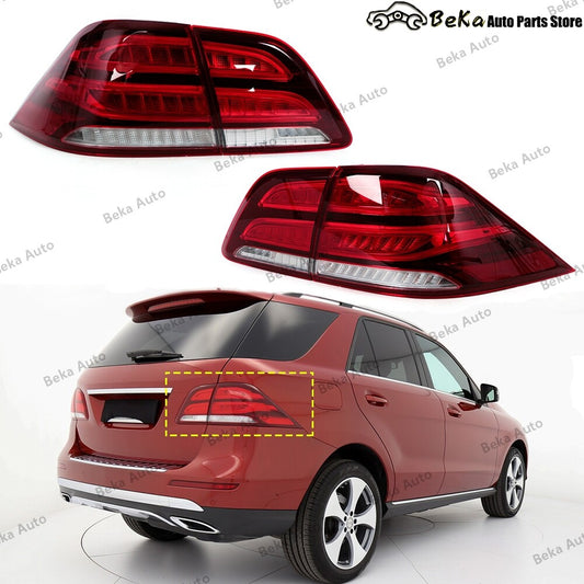 4-piece taillight upgrade for Mercedes ML-Class W166 2012-2015 GLE exterior