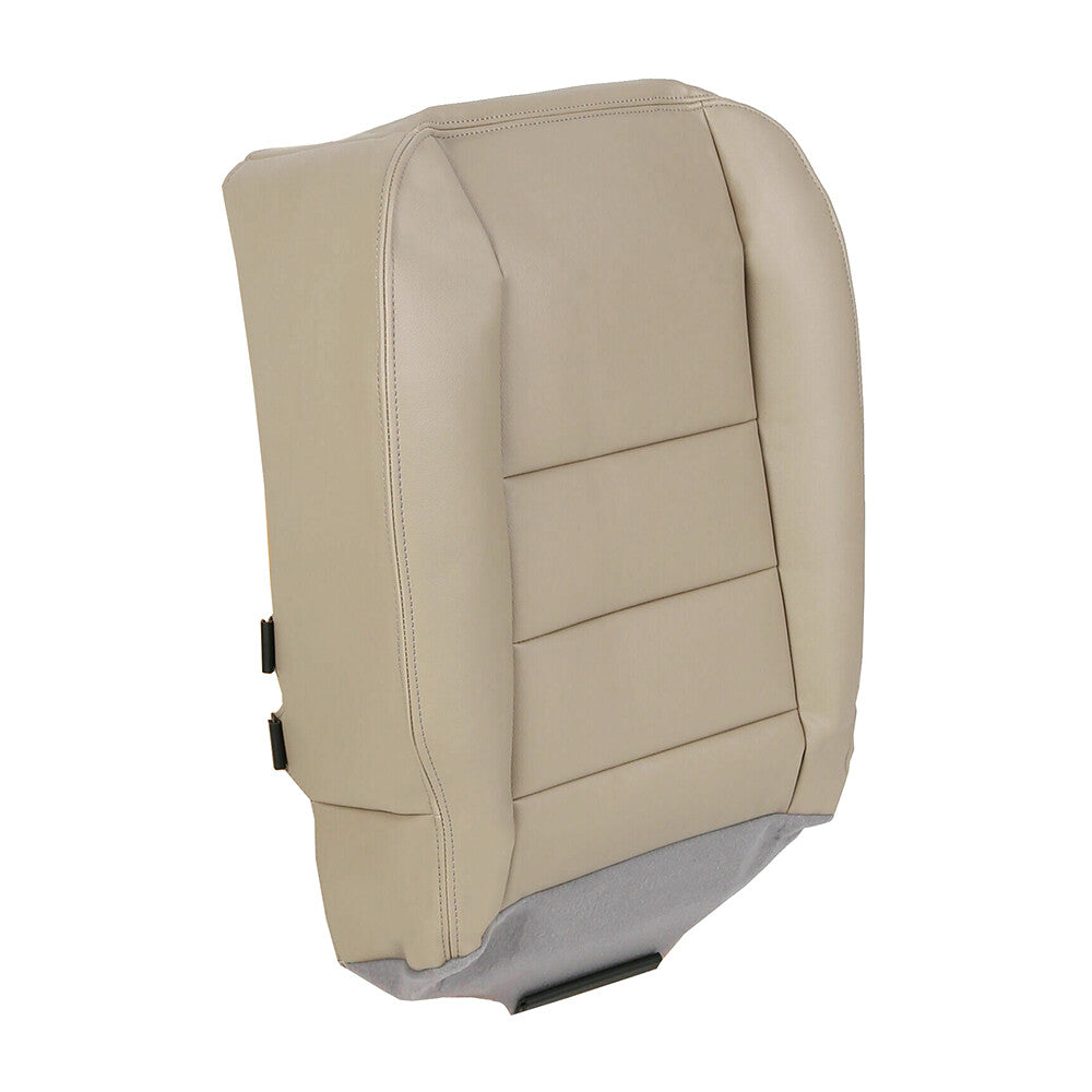 Front Driver Side Bottom for Seat Cover Medium Parchment Tan For 2002-2007 F250 F350 Q
