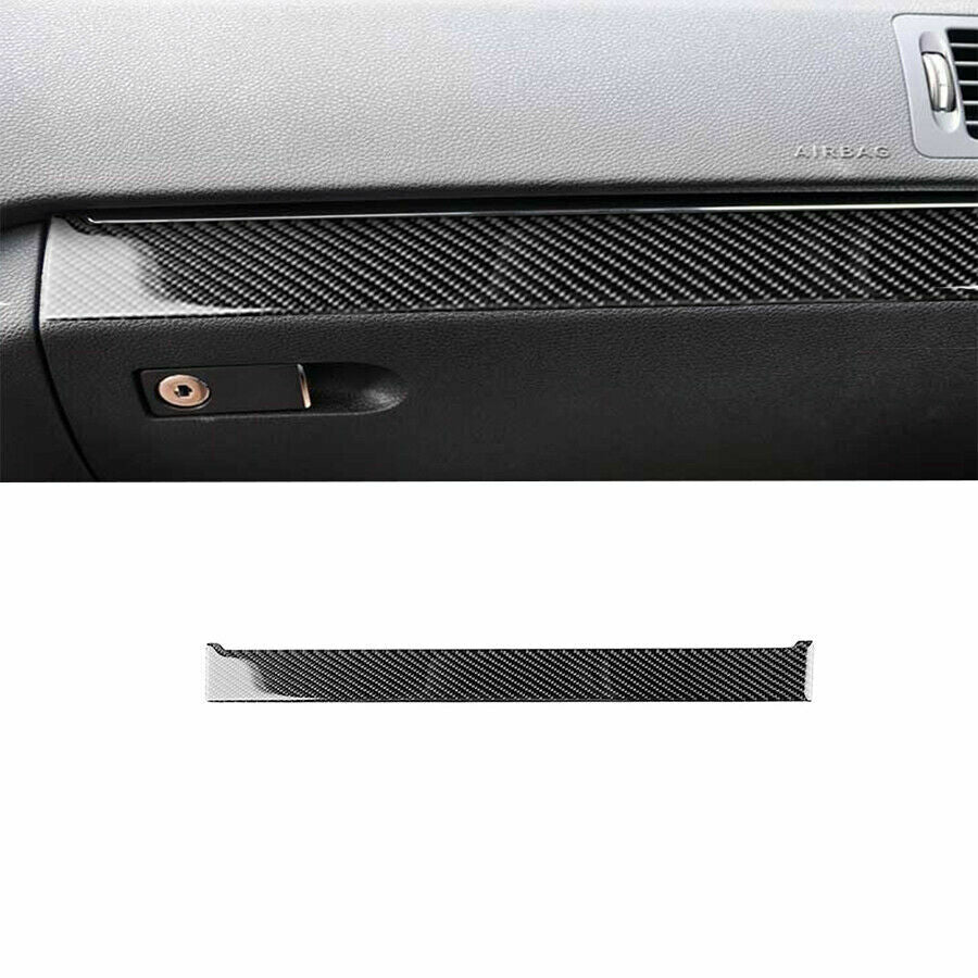 Red Carbon Fiber Storage Door Panel Cover Trim for Camry 2007-2009 v