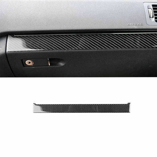 Red Carbon Fiber Storage Door Panel Cover Trim for Camry 2007-2009 v