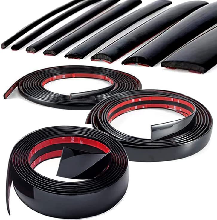5/16''-2'' Black Molding Trim Strip Car RV SUV Window Door Bumper Body Protector Q