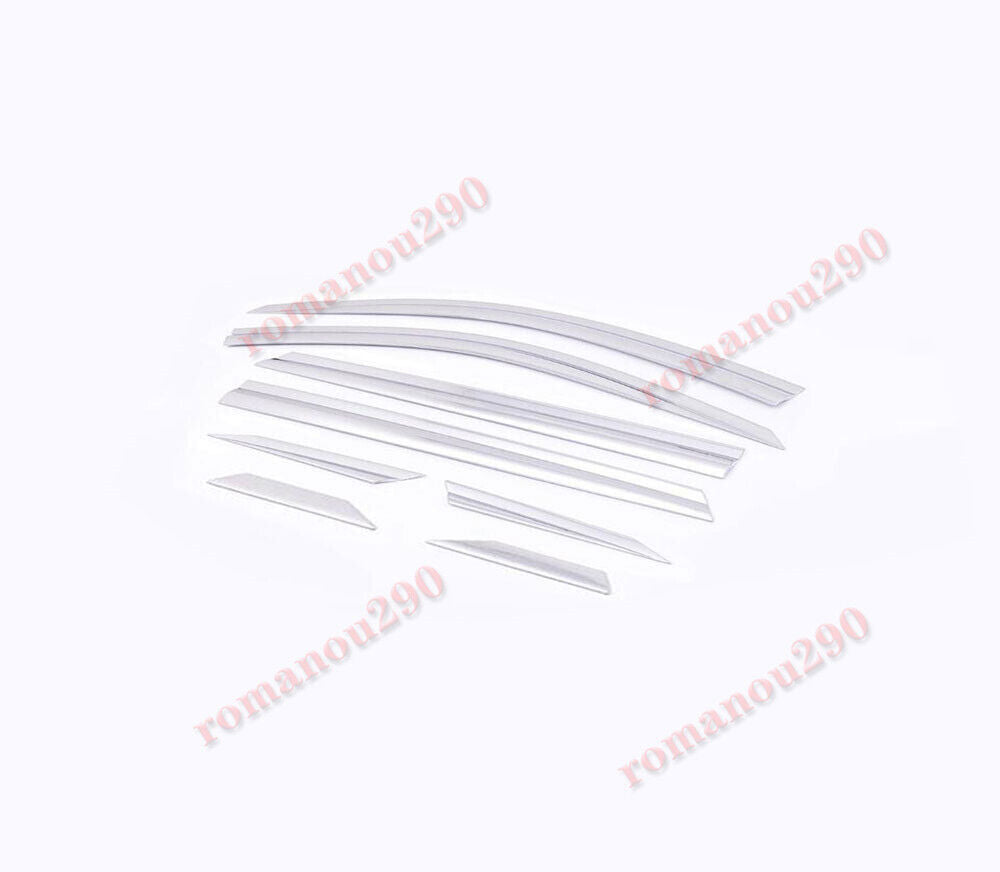 for Ford Escape 2013-19 Chrome Window Wind Visors Sun Rain Guard Vent Deflectors