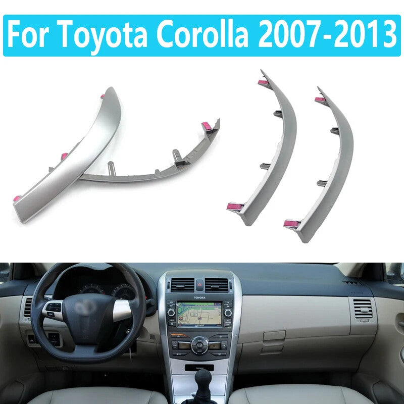 for Toyota for Corolla 2007-2013 Middle Central Dashboard Trim Cover Strip