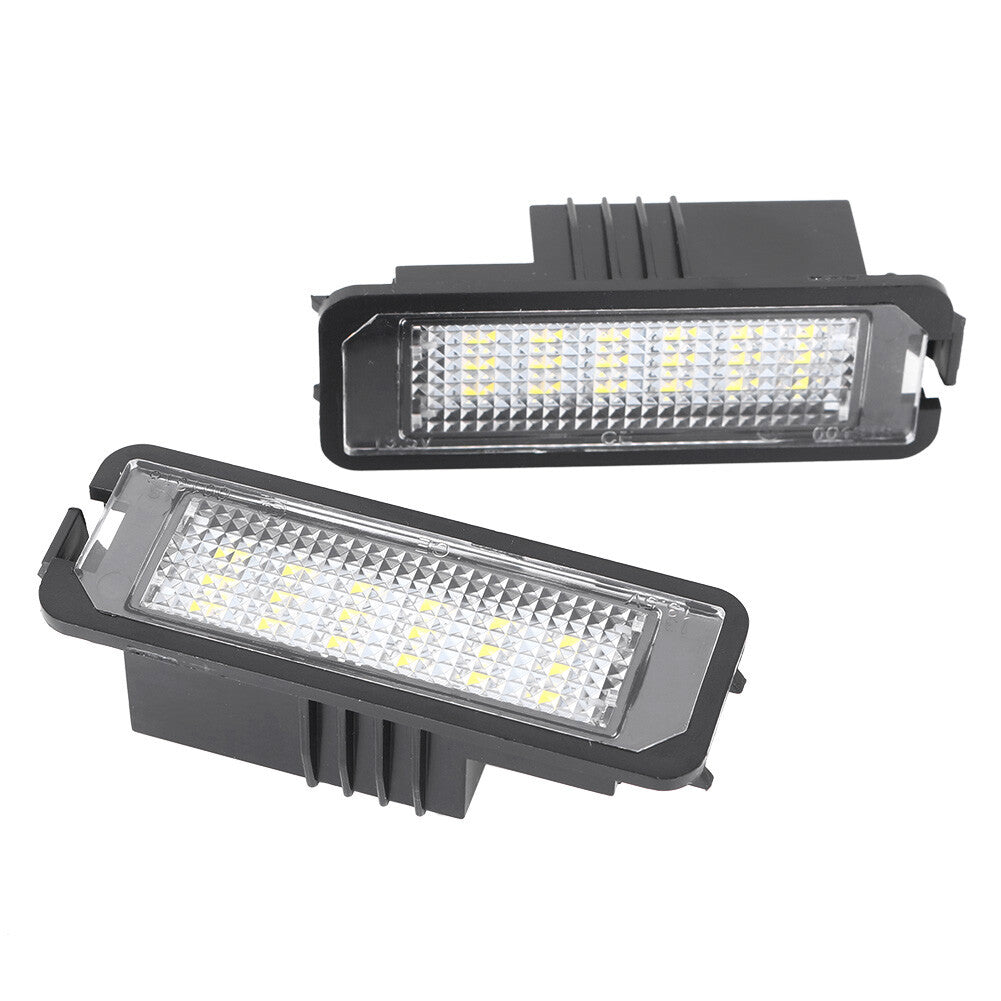 White LED Rear Licence Number Plate Light Fit for GOLF MK4 5 6 for Passat EOS Polo