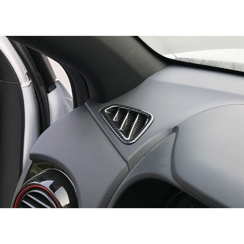 for VW Beetle 2003-2012 ABS Carbon Fiber Look for Co -Pilot Dashboard Cover Trim 2PCS v