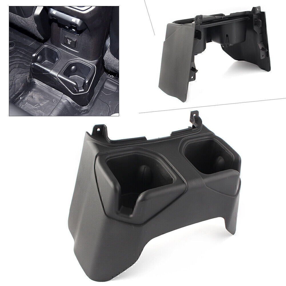 Car inner Console Cup Holder Fit 2018-2023 for Jeep for Wrangler JL Rear Floor Q