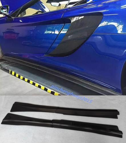 4-Piece Sideskirt Lip Sheets for MCLAREN MP4-12C 650S - Carbon Fiber Sideskirt Lip Sheets