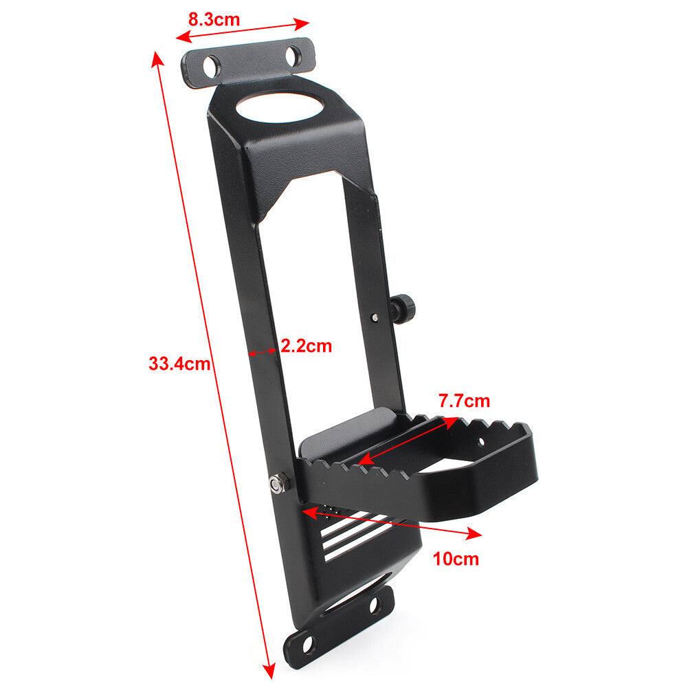 Door Hinged Step Pedals Foot Pegs Fit for Jeep for Wrangler JK JL