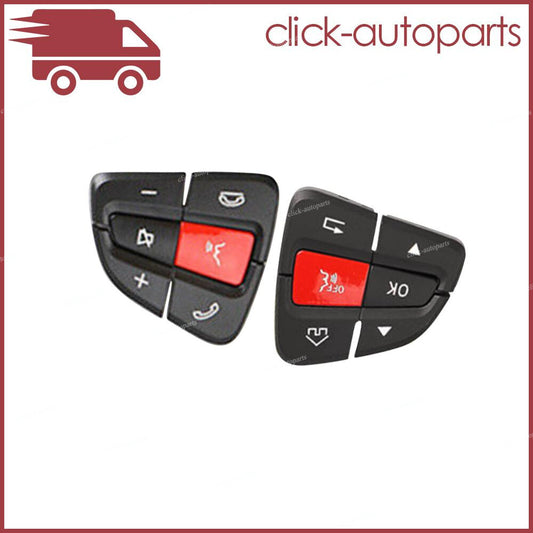 2x RHLH Fits for Benz 15-19 GLC W205 Steering Wheel Switch Button Cover Repair Kit Q