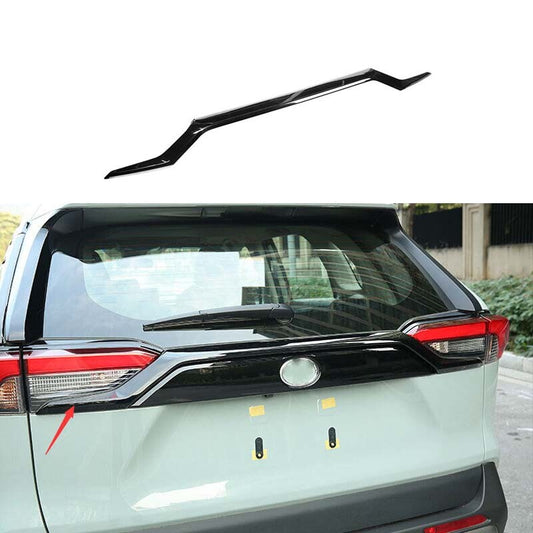 Rear Door Trunk Lid Tailgate Strip Trim ABS Black Fit for Toyota RAV4 2019-2023