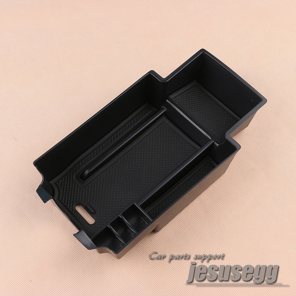 Black Interior Armrest Storage Box Holder for Benz A180 A200 A260 B180 B200 W246 Q