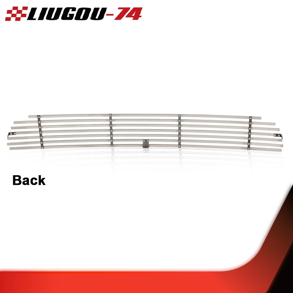 Suitable for 09-21 Frontier Bumper stainless steel chrome grille insert, brand new- v