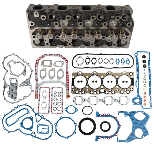 Cylinder Head Assy with Gasket Set Fit 1992-1998 for Isuzu NPR NQR Truck 4BD2 3.9L Q