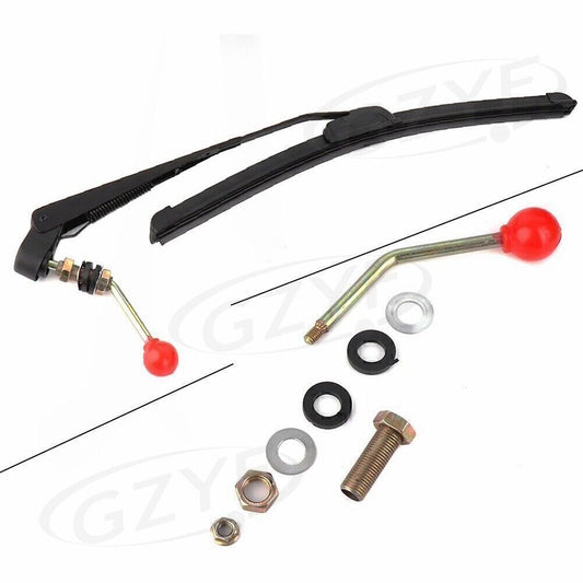 1pc UTV Manual Windshield Wiper blades Set kit For Ranger for honda for Polaris 450mm Q