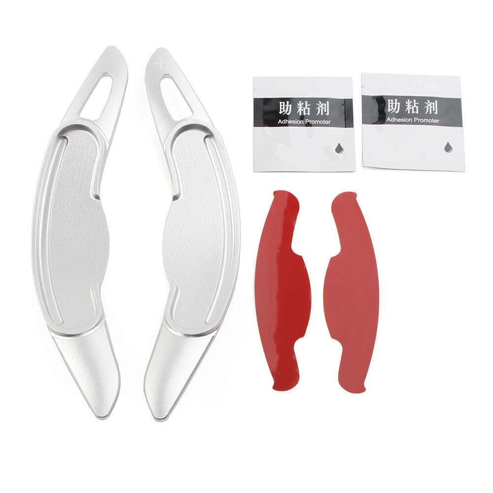 Fit for BMW for Mini F54 F55 F56 Silver Steering Wheel Shift Paddle Shifter Extension