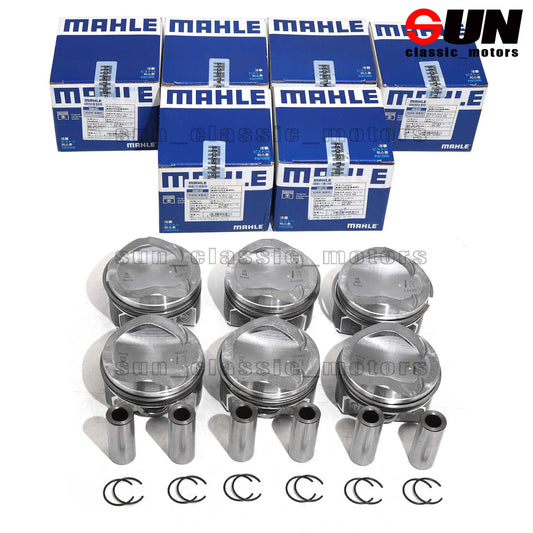 6-Piece Piston and Ring Set STD for Audi S5 A6 A7 for A8 Q7 3.0 TFSI CRE CTD EA837-