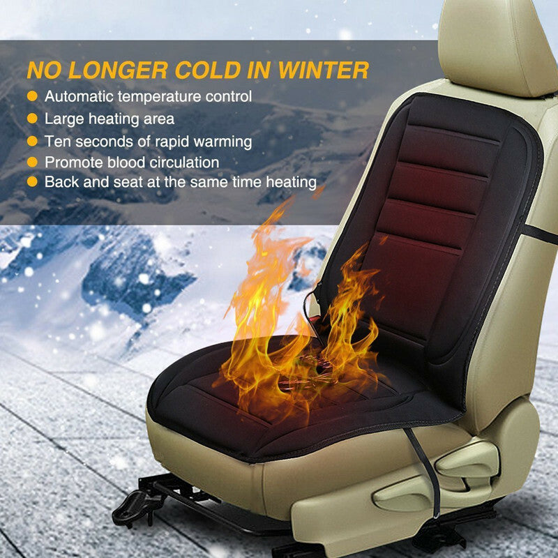 Car for Seat Warmer Cover Heated for Seat Cushion Winter 12V Plug Into Cigarette Lighter