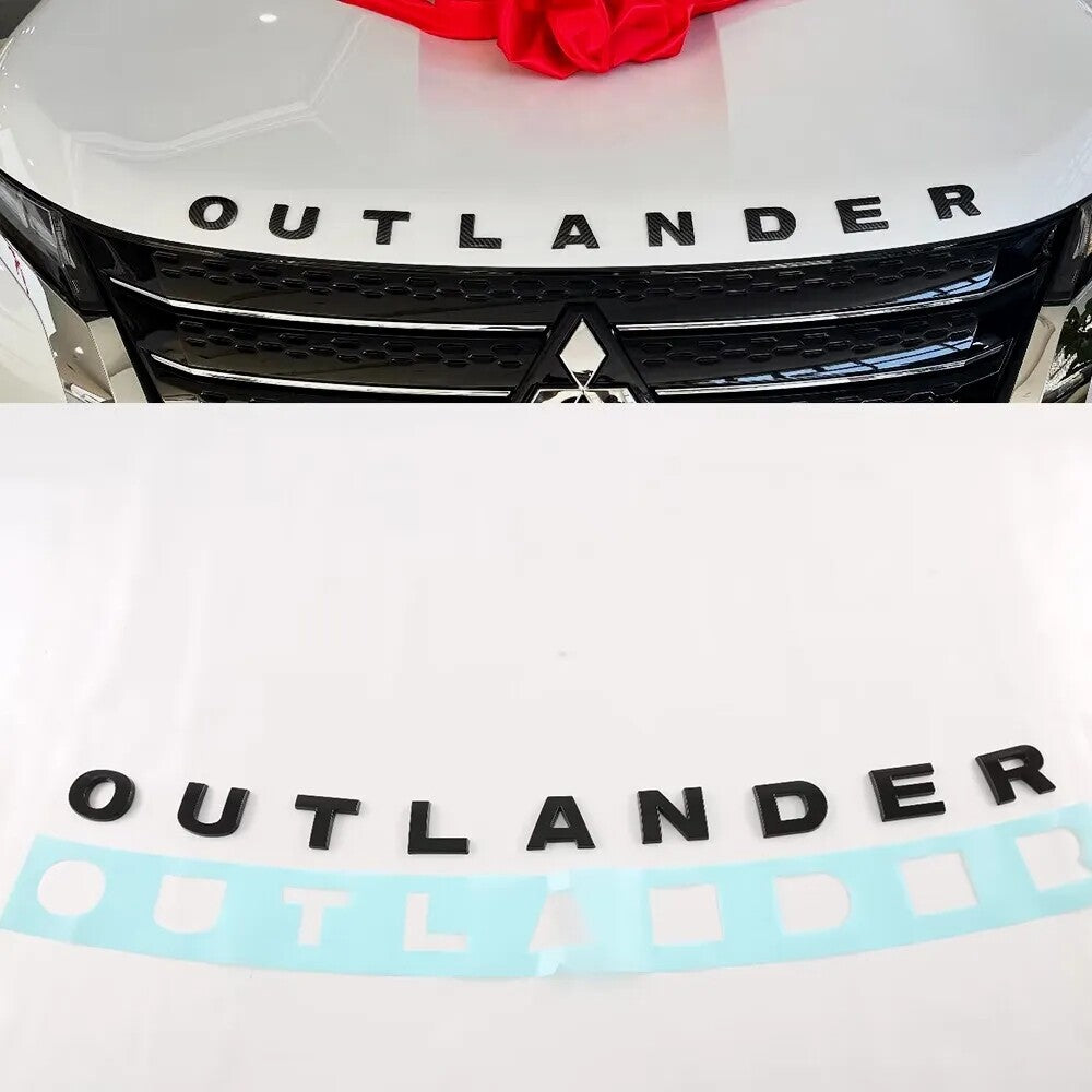 Car Accessories Letterlogo Emblem Decal 3D Sticker for Mitsubishi Outlander 2023