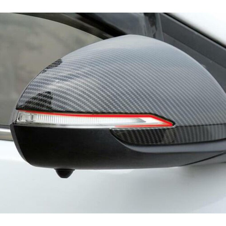 Carbon fiber Side Door Rearview Mirror Cover cap for Hyundai for Elantra 2017-2020