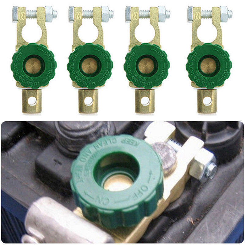 Automotive battery connection terminal quick disconnect main disconnect switch trim - n