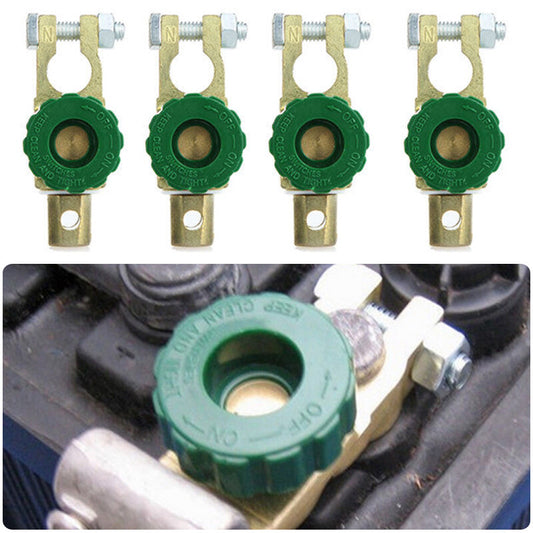 Automotive battery connection terminal quick disconnect main disconnect switch trim - n