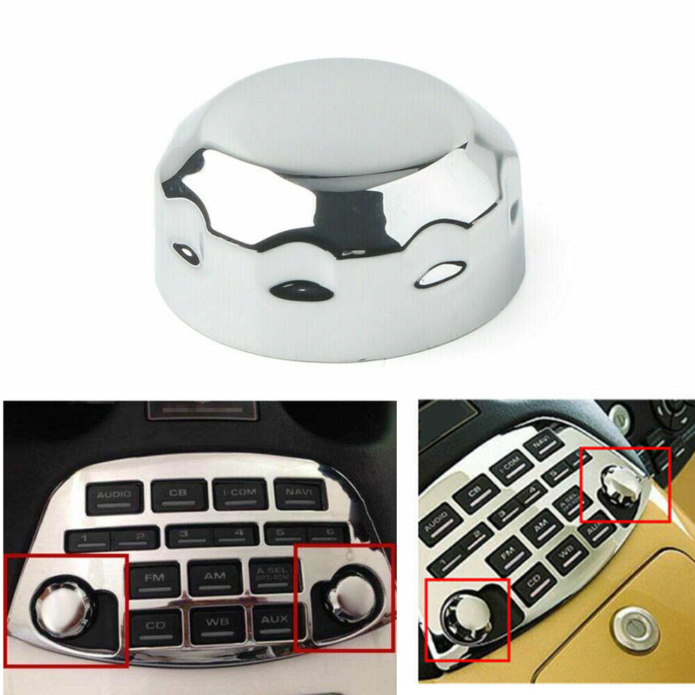 Radio switch accent cover for Honda Goldwing GL1800 2001 - 2011 chrome n