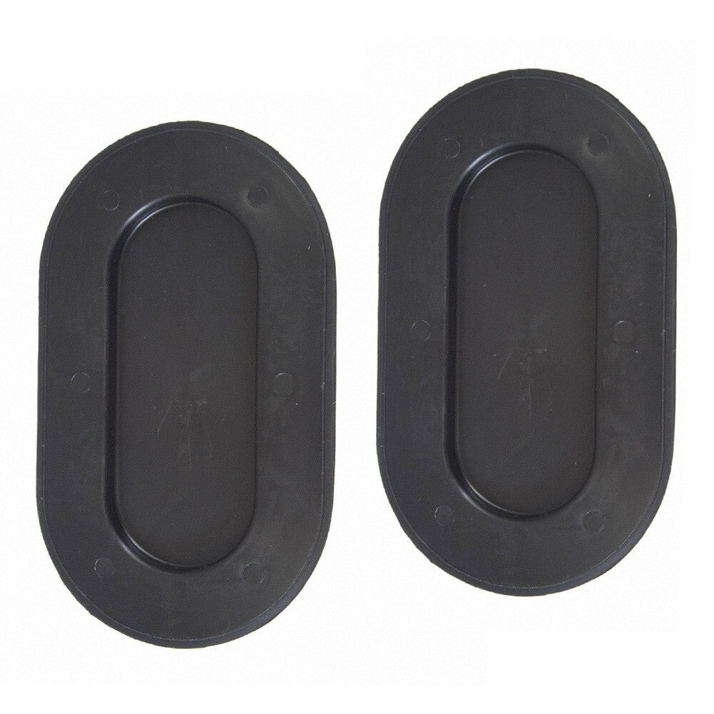 2pcs Plastic for Ford Truck Bed Oval Drain Plug Cover Threaded 4L3Z99277B76AA