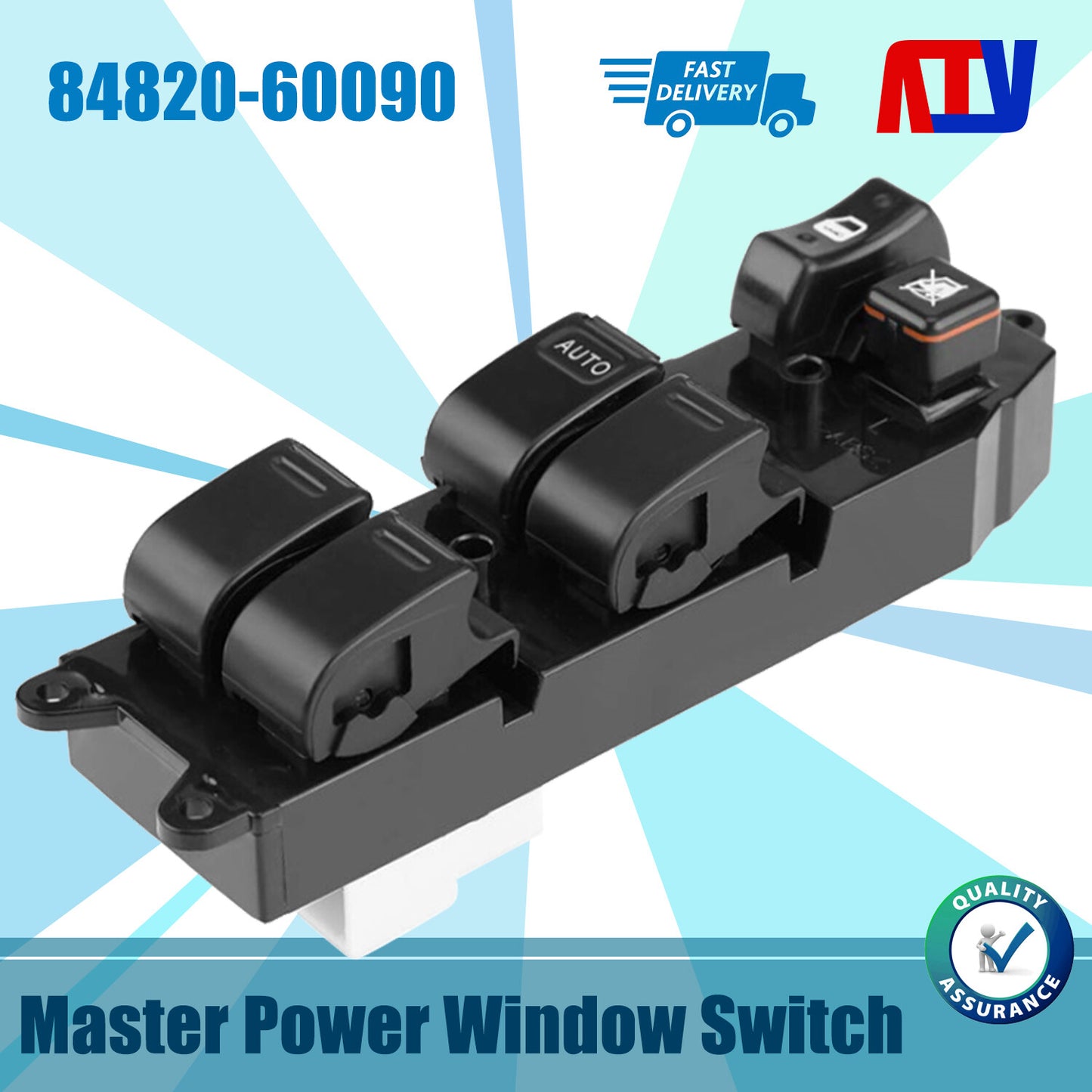 84820-60090 Master Power Window Switch Fits for Toyota for Corolla for Avalon for Camry 97-02