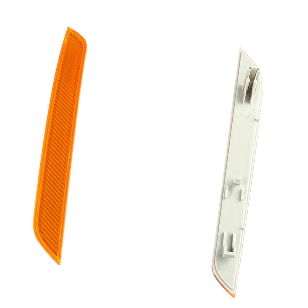 2x Amber Yellow Front Bumper Side Marker Reflector For 2007-2014 for BMW E71 E72 X6