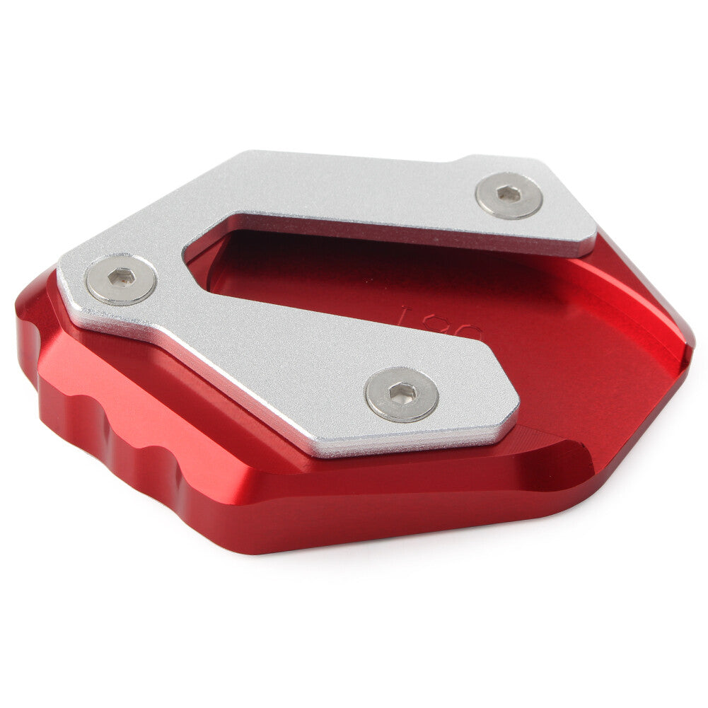 Kickstand Side Stand Plate Extension Pad Fit for YAMAHA MT-07 14-18 XSR700 16-17 Red Q
