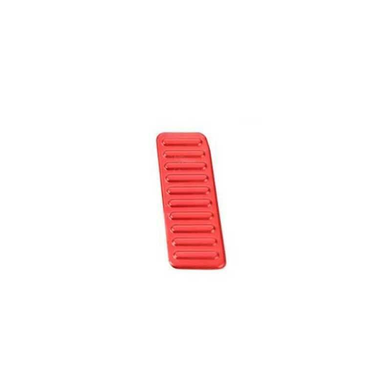 for Ford for Mustang 2015-2022 Red Aluminum Left Side Foot Rest Pedal Kick Panel 1PC