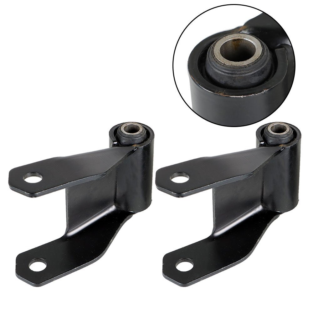 Rear leaf spring rear hook bracket and restraint kit for 80-97 pickups n