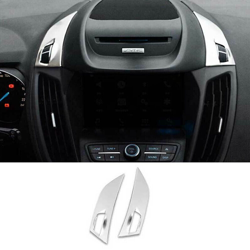 for Kia Forte 2019-2021 Carbon Fiber Front Bumper Fog Light Lamp Ring Cover Trim v