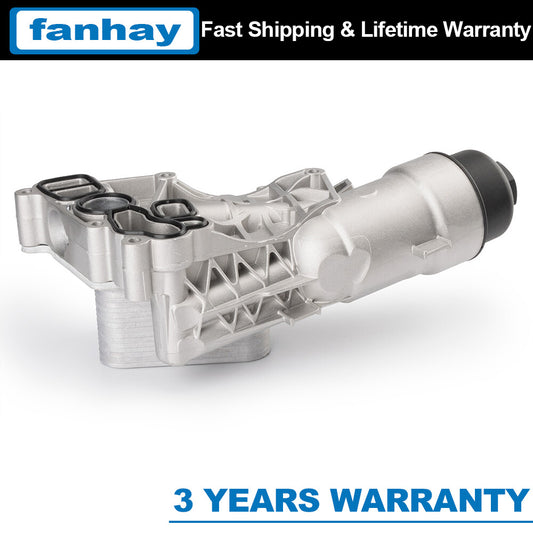 1xAluminum Engine Oil Cooler Filter Housing Assembly for Mini Cooper F55 F56 B38 Q