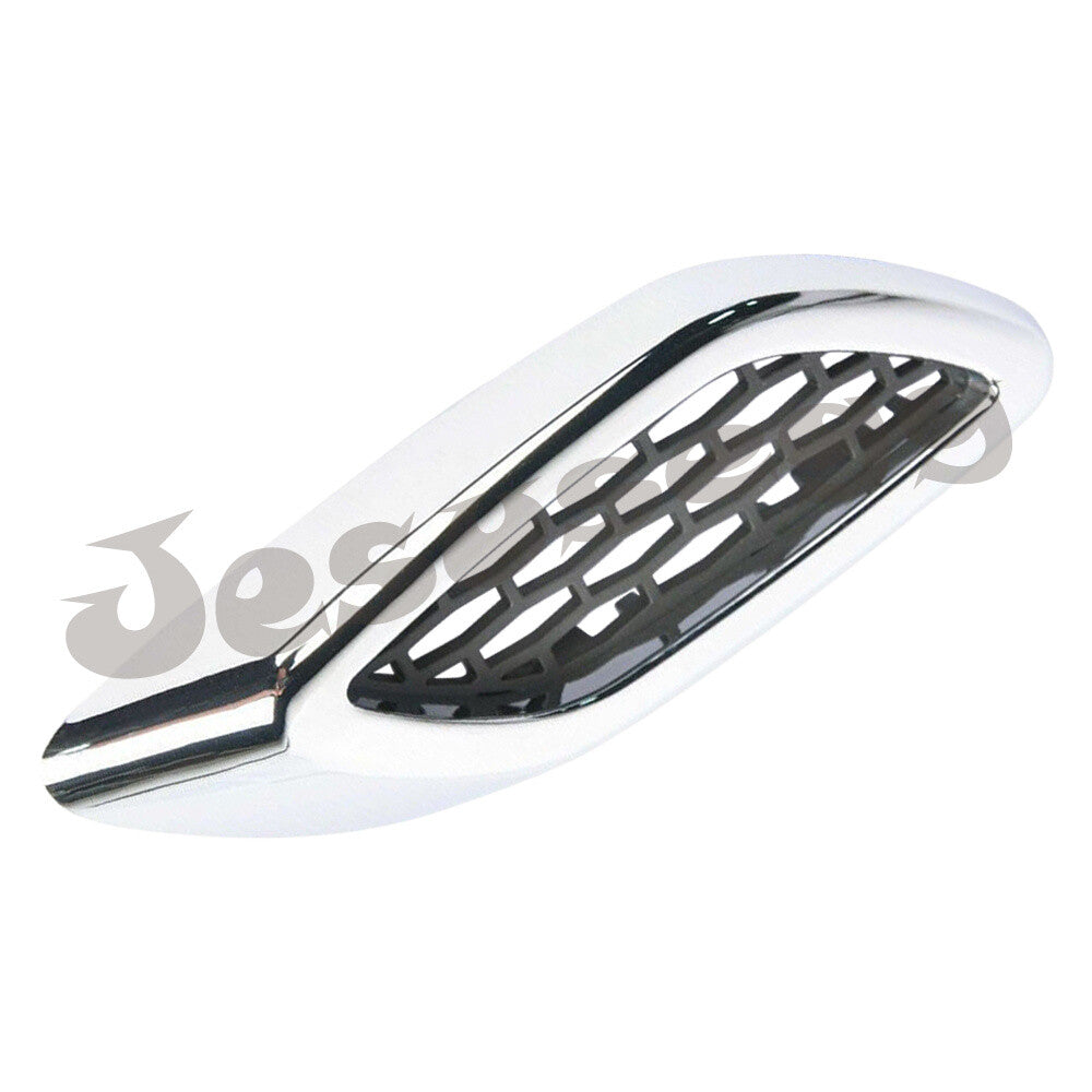 Left Side Fender Air Vent Outlet Cover Trim Fit for Maserati Levante Chrome