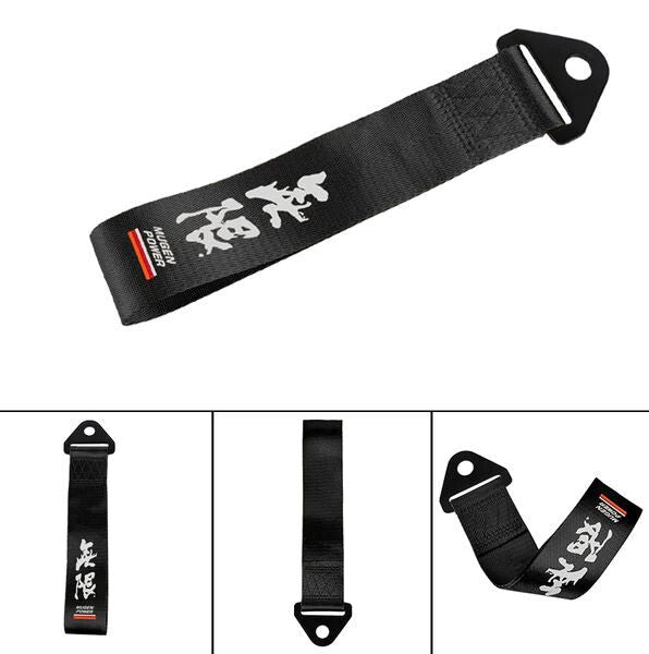 Car tow cover, rear boot, bumper, tow hook, black Mugan, suitable for Toyota