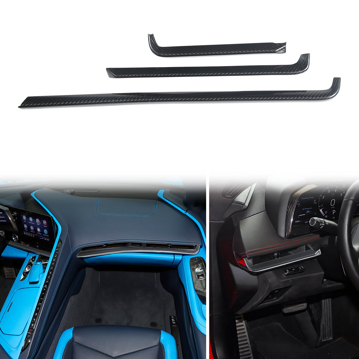 Carbon fiber ABS rearview mirror cover suitable for A B C E S CLS CLA GLA GLK class- v