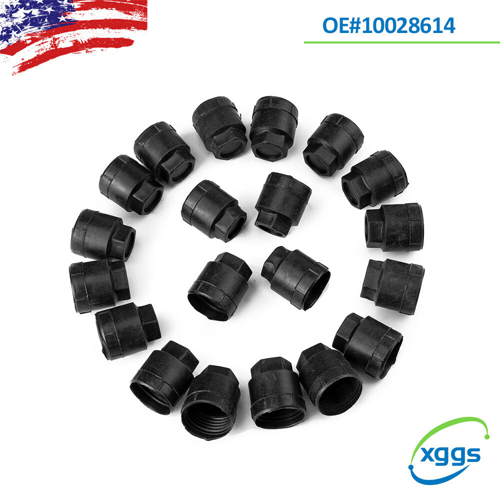 2PCS for Buick for Chevrolet Camaro for GMC 10028614 New Black Lug Nut Covers Cap Q