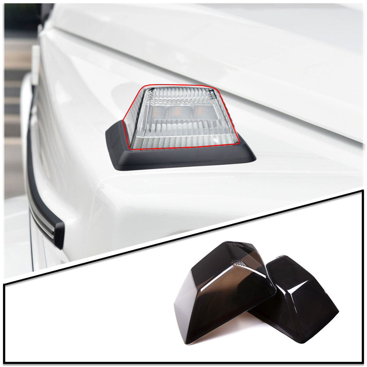 ABS matte black steering wheel with Wiper Stalk top cover trim for Corvette C8 20-23