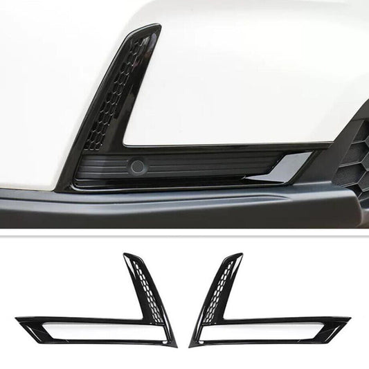 for Honda CR-V CRV 2023-2024 Glossy Black Front bumper Fog Light Lamp Cover Trim